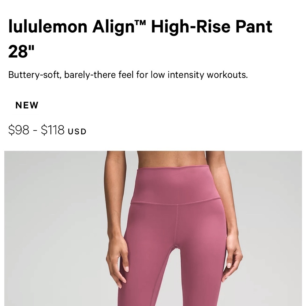 Lulu Lemon Align Leggings